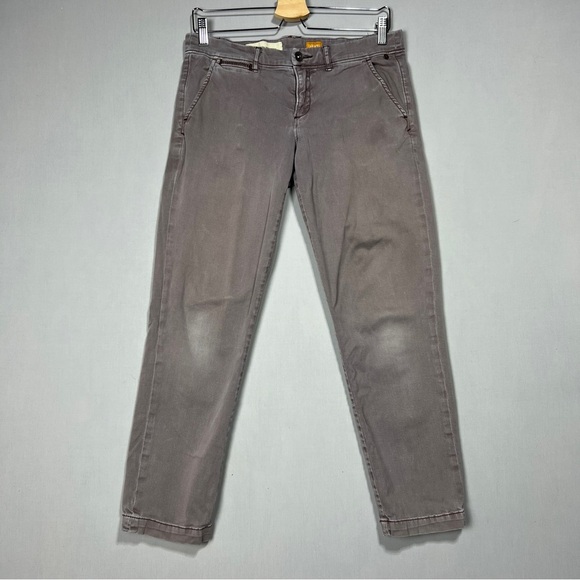 Anthropologie Pilcro and the Letterpress Pants Fit Hyphen Sz 27 Purple Chinos - Picture 1 of 10
